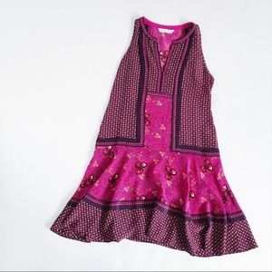 Rebecca Taylor magenta print shift dress size 0